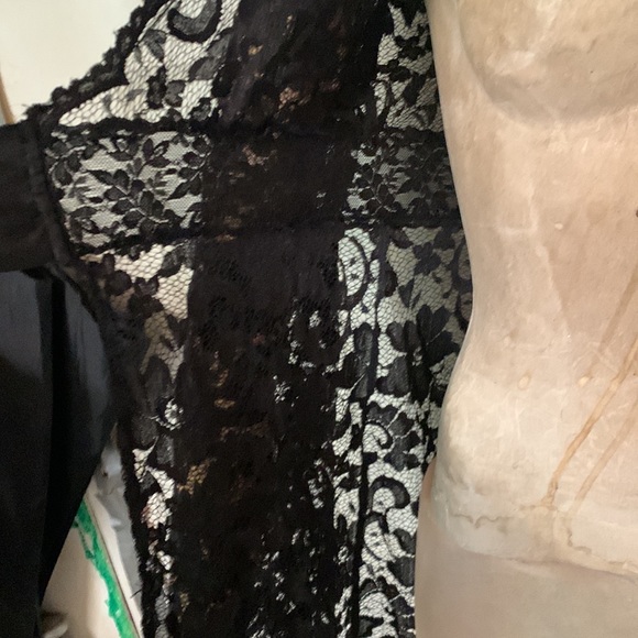 Lace robe. Long sleeve - Picture 3 of 7